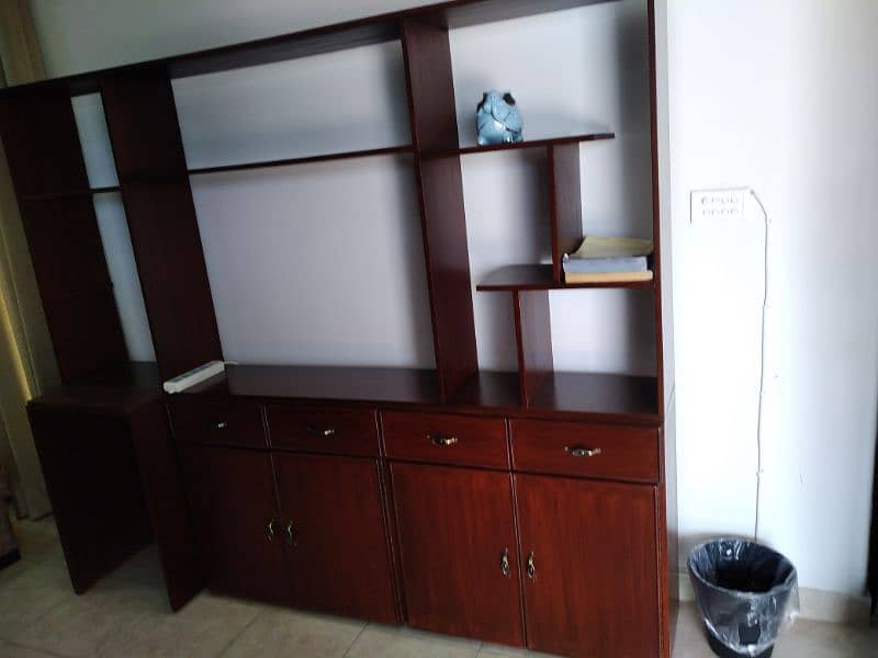 wall cabinet cum study tabel  plus storage 1