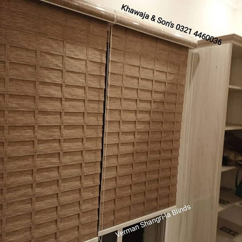 window blinds curtains wooden roller blinds 11