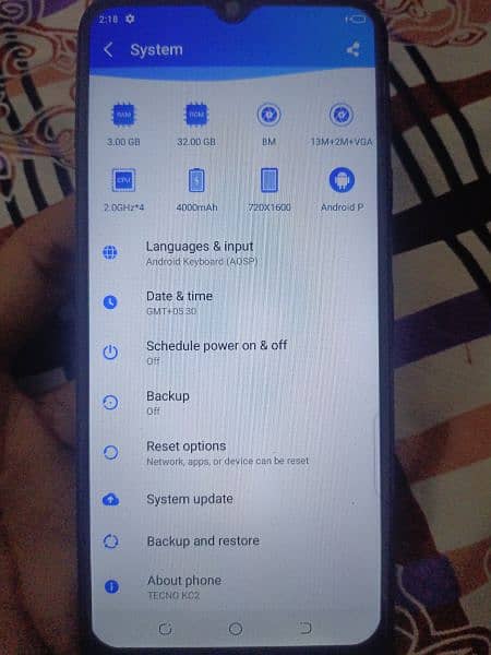 Tecno KC2 0