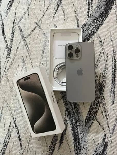 Iphone 15 Pro Max 256 GB Physical+eSim Non PTA 1