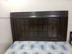 new double bed lahori style king size with 5 inches medicated mattress