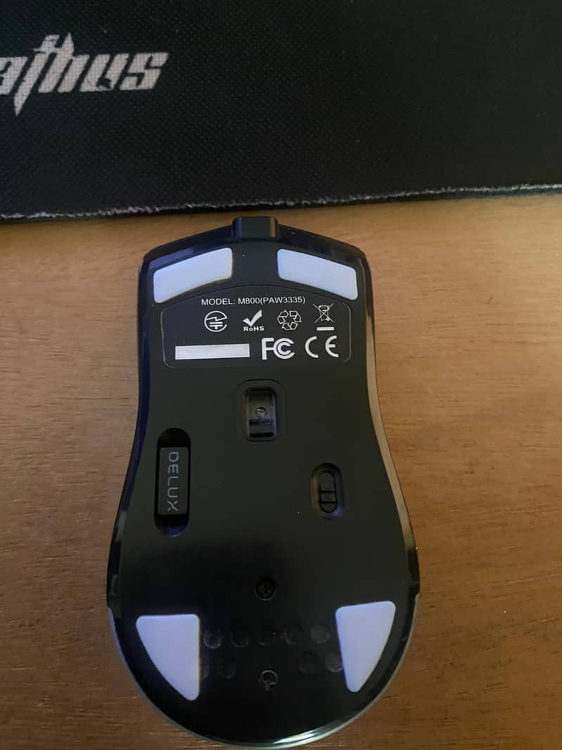 Wireless Gaming Mouse Delux M800DB (Modded) 3