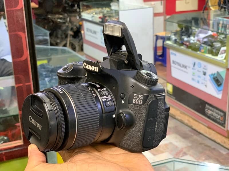 Dslr camera canon 60d with kit lens contact 03212306356 4