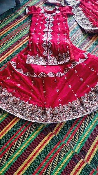 BRIDAL LEHNGA IN FRESH RED COLOUR 1