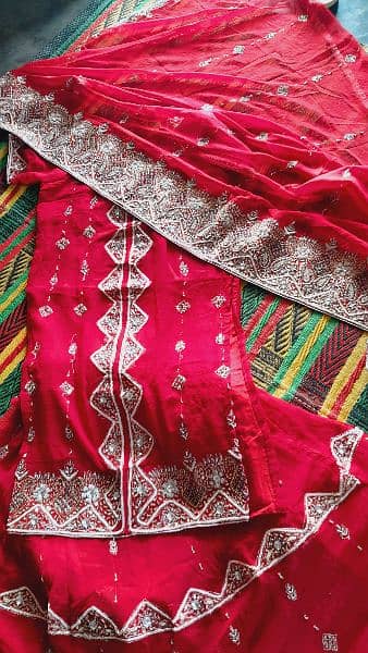 BRIDAL LEHNGA IN FRESH RED COLOUR 2