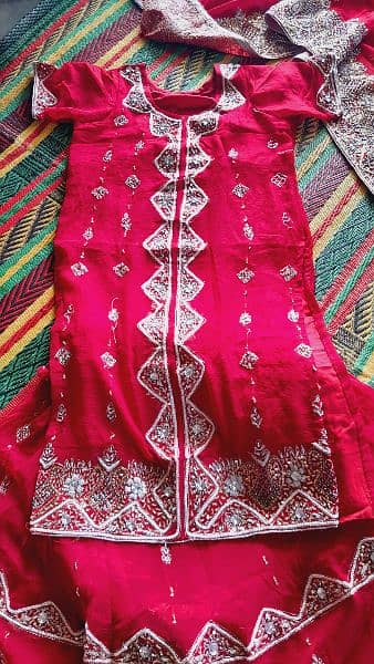 BRIDAL LEHNGA IN FRESH RED COLOUR 3