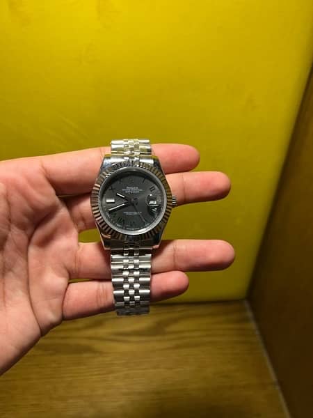 rolex datejust high grade  automatic 41 mm sainless steel 1