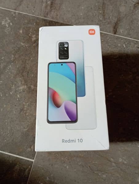 redmi 10 6/128 sealed with box an original charger 1