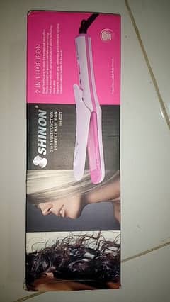 shinor 2 in 1 straightener and curler