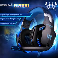 KOTION EACH-G2000 STEREO GAMING HEADSET DEEP BASS COMPUTER GAMING 0