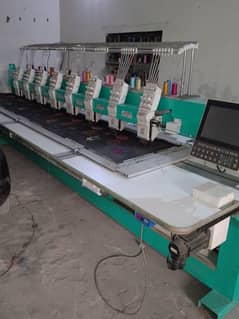 8 hd embroidery machine new condition 400 by 600