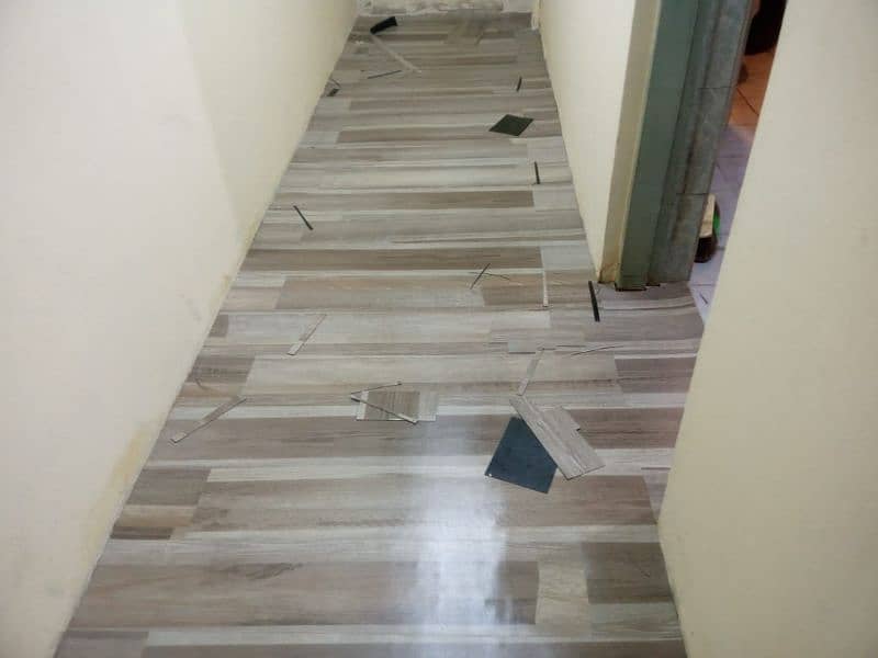 Pvc Vinyl Floor/ Wooden laminated Floor/ Office Wallpapers 4