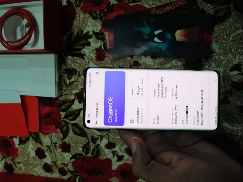 OnePlus 8 pro 5g 12/256gb dual sim with box  imported from Uae 9