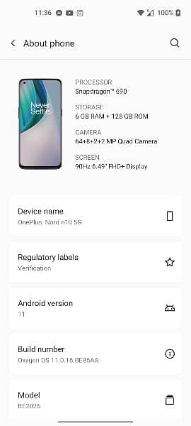 ONEPLUS NORD N10 5G EXCHANGE POSSIBLE 7