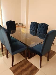 Dinning Table / 6 chair dinning table / wooden table / for sale