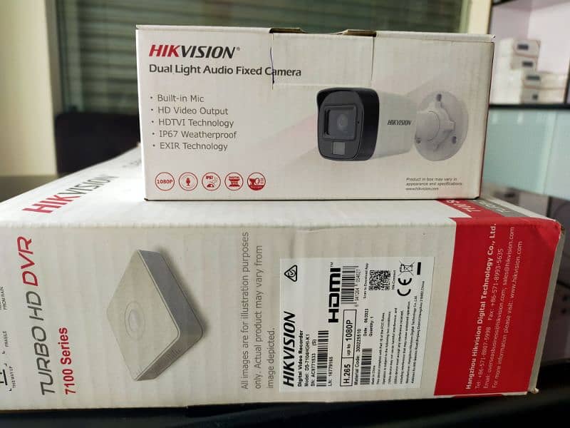 2 camara HIKVISION 1 DVR HIKVISION 2