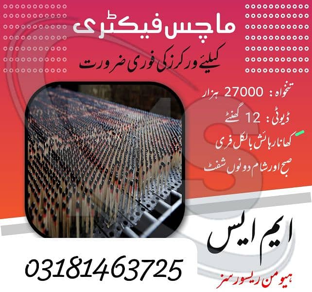 job's available for males in Lahore 0