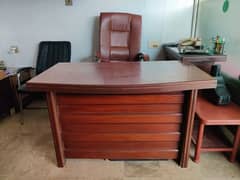 OFFICE TABLE AND OFFICE CHAIR