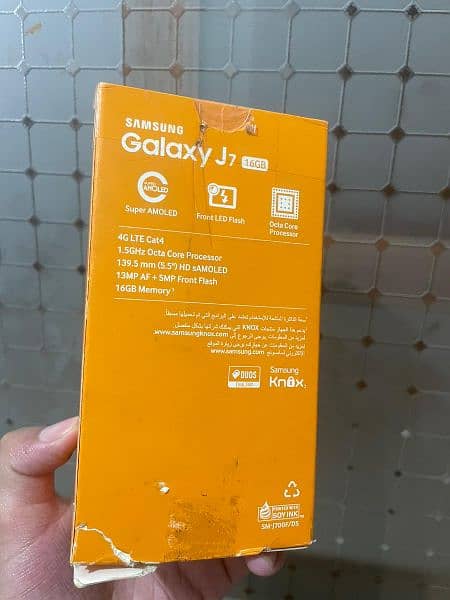 Samsung J7 2016 with box 5