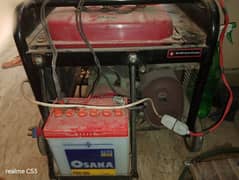 3.5 kv ka generator Hy. 50 ampier ki new battery hy