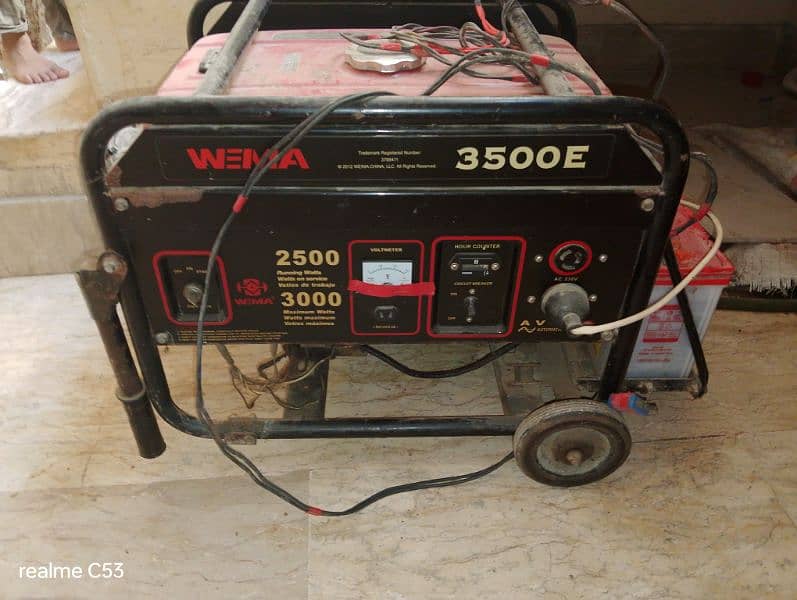 3.5 kv ka generator Hy. 50 ampier ki new battery hy 1