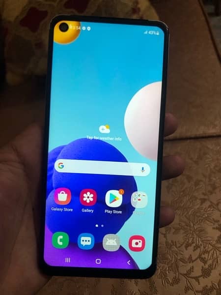 Sumsung galaxy A21s for sell 6/128 with complete box and charger 12