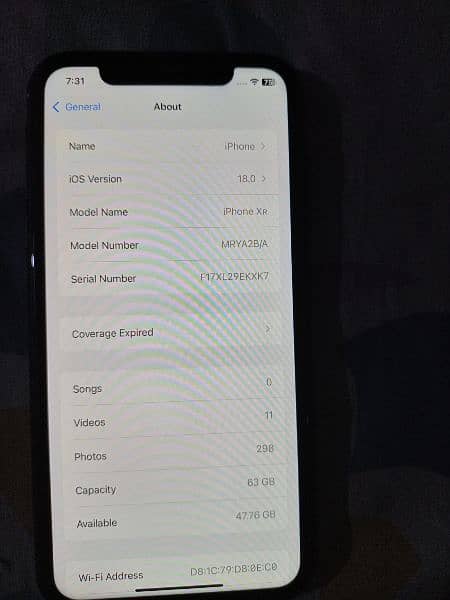 iphone XR Dual SIM PTA Approved with box 1