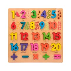 WOODEN BOARD 123 BIG Z. B  (Contact No : 03144766396)