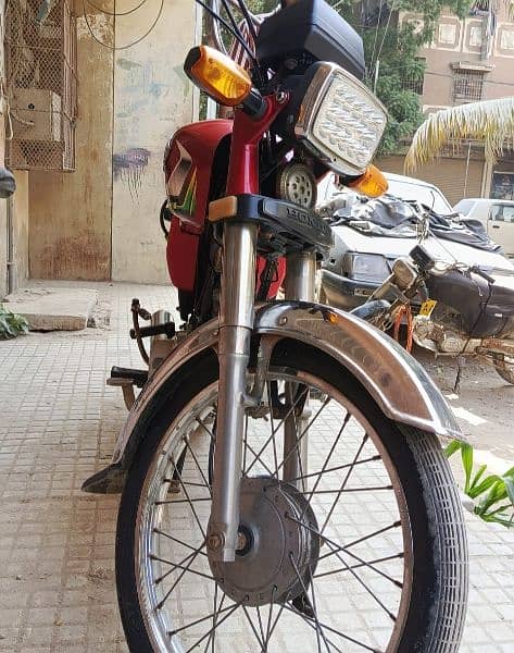 Honda 70cc 2021-8-30 ek rupy ka km nahi hai 0