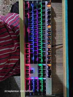 ZERO Mechanical Metalic Keyboard with Blue Key Sound 0