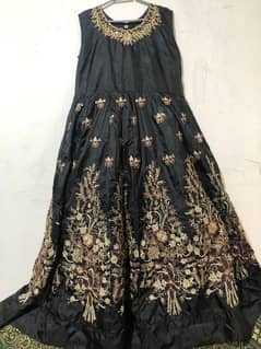 black silk maxi