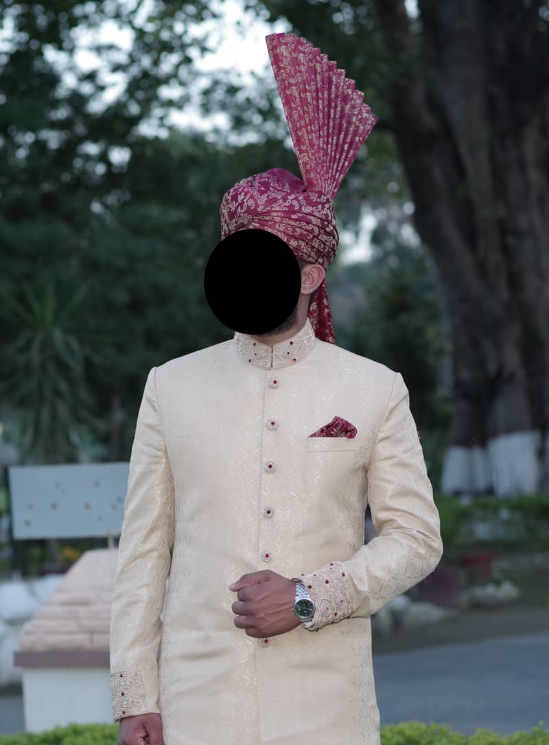 SHERWANI FOR SALE WITH KULLA AND KHUSSA 0