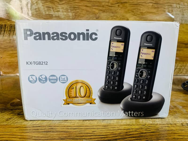 For Sale: Panasonic KX-TGB212 Cordless Phone (2 Handsets) 4