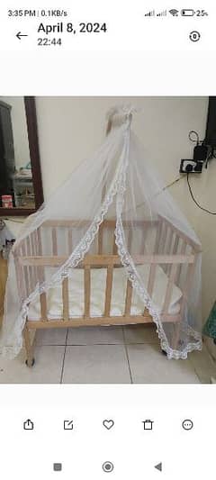 imported baby cot in excellent condition.