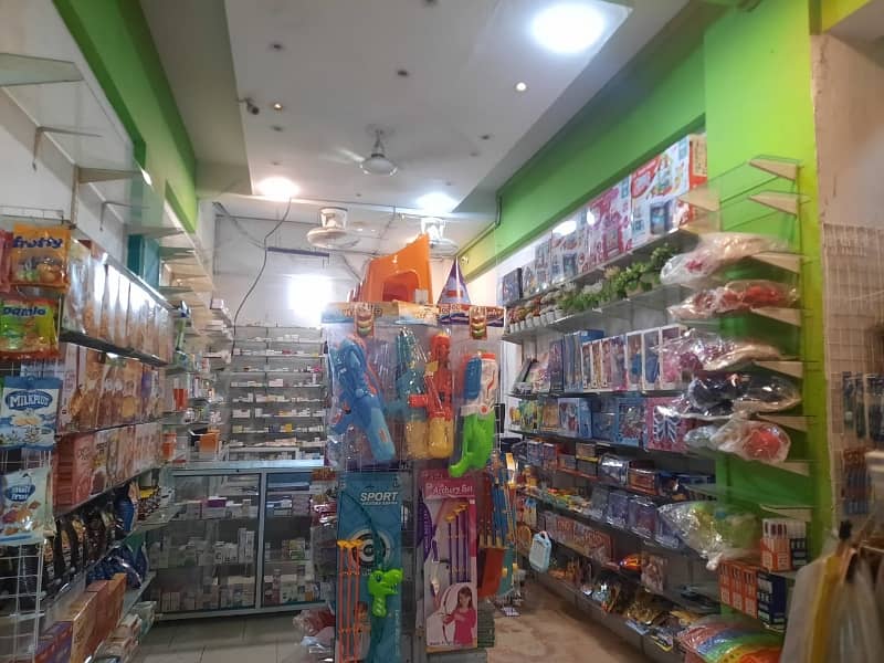 Chance deal Fully equipped running super store available for rent in Khalid commercial Dha phase 7 ext 8