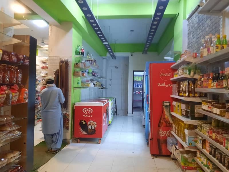 Chance deal Fully equipped running super store available for rent in Khalid commercial Dha phase 7 ext 16