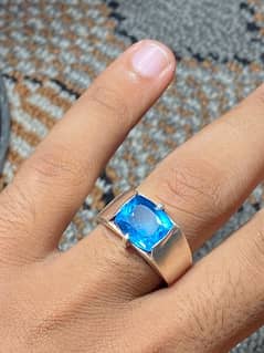 Beautiful Natural Topaz Stone Ring