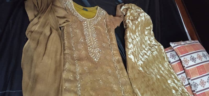 Short frock and sharara 0