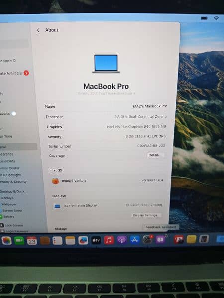 Macbook 2017 Pro (13 inch) 1