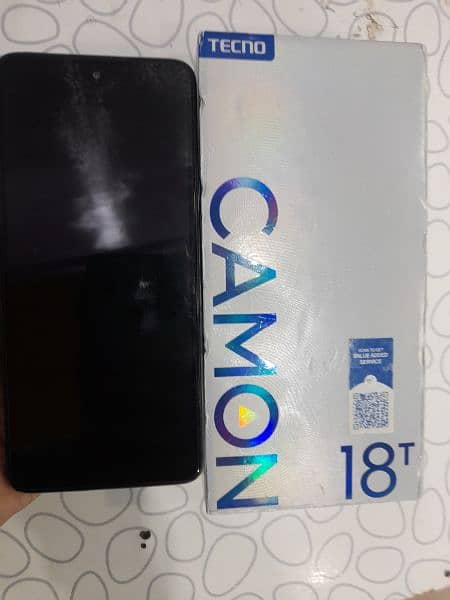 Camon 18 T 4GB ram 128GB memory set and box 1