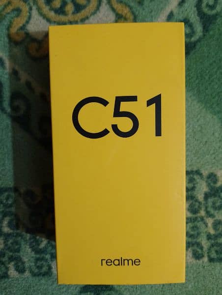 Realme C51 Black with box charger 0