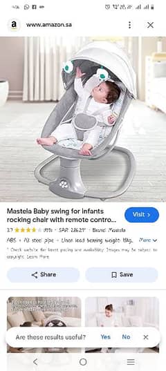 mastela baby swing, rocking chair,