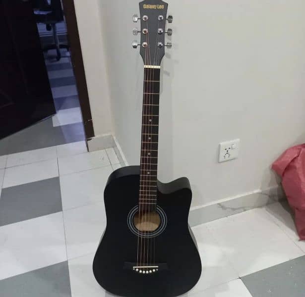 Acoustic guitar with all accessories 1