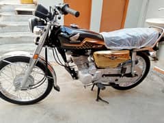 Honda 125 Gold Edition self start 2024 k 8 month ki nikli unregistered 0