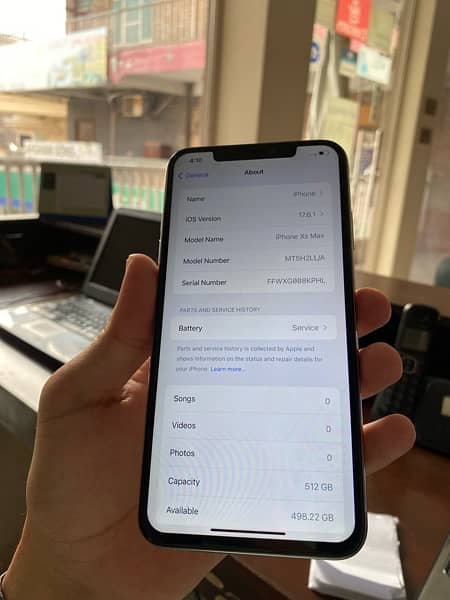 iphone Xs Max 512 gb non pta 6