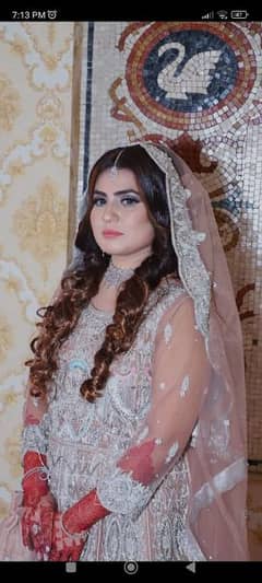 Walima bridal Maxi (Long tail dupata)