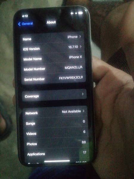 iPhone X non Pta factory unlock  256gb 10by10 3