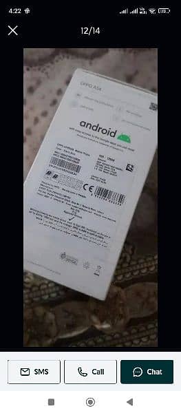 oppo A54 9/10 condition with box cable back covr only exchnge posible 7