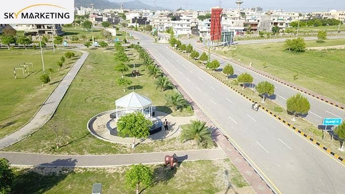 MULTI GARDENS B17 ISLAMABAD B BLOCK 1 KANAL GOOD LOCATION PLOT AVAILABLE FOR SALE 6