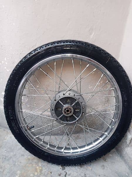 Honda cd70 complete wheels 0